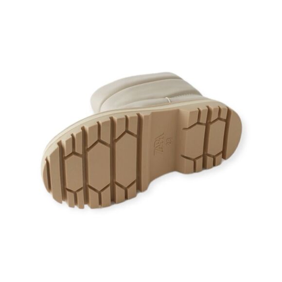 ZARA Kids | Off White | QUILTED BOOTS - Picture 3 of 9